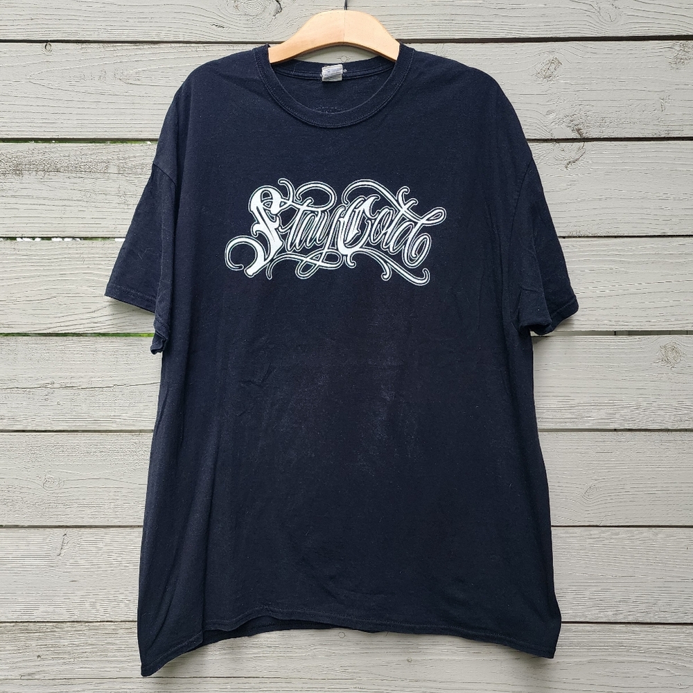 Stay Cold Jake Fujimura Script Tattoo Artist Tee